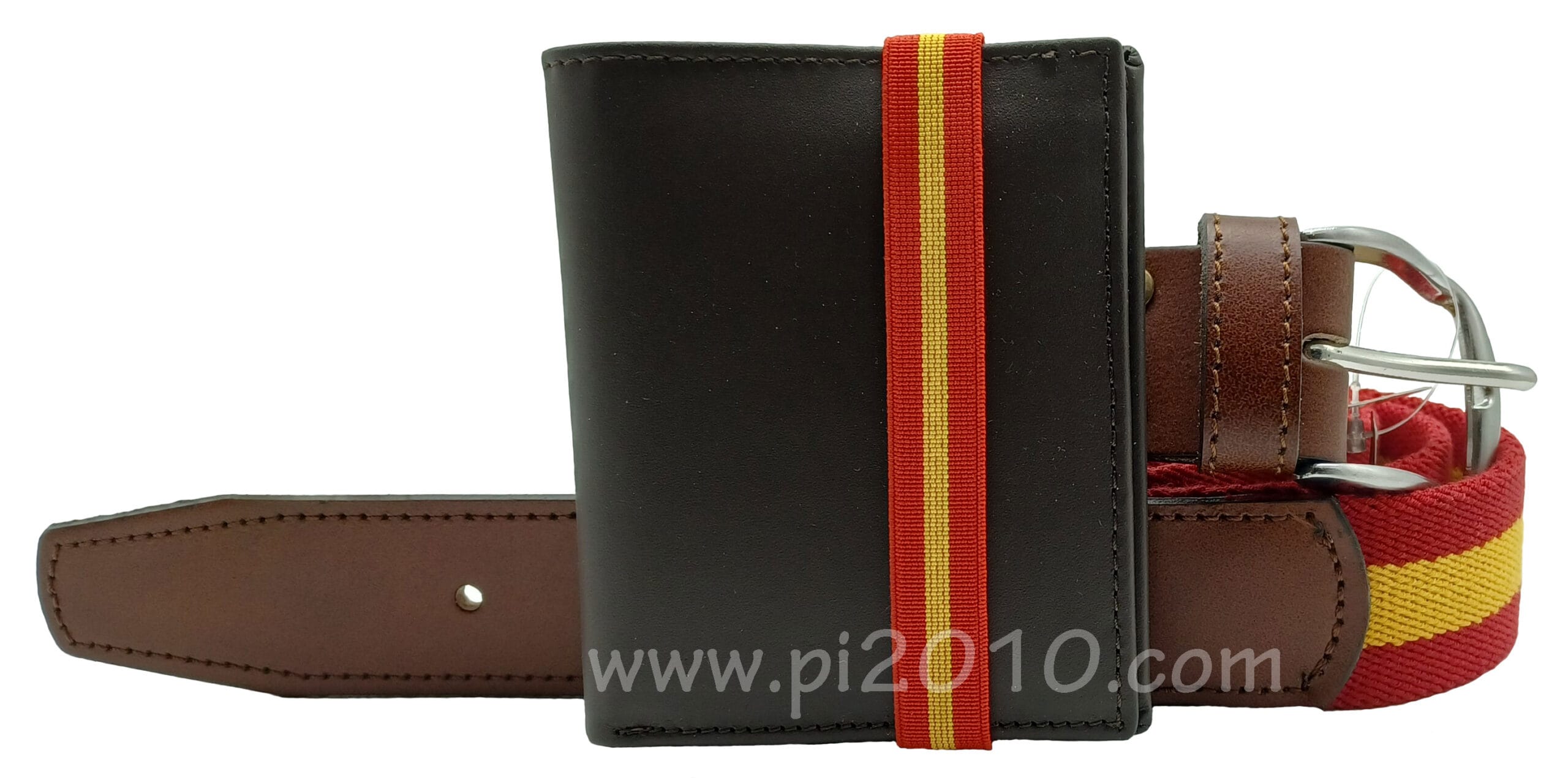 Cartera con la bandera de España y cinturón bandera de España