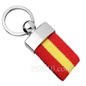Llavero bandera de España de lona