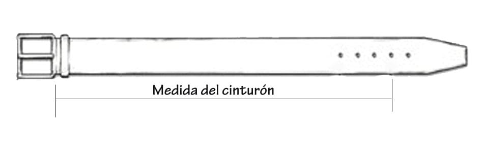 Cinturón banderas de España lona marino - Imagen 3