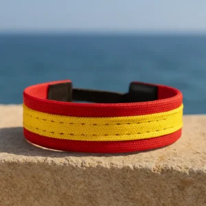 Pulsera bandera de España de tela