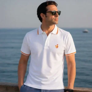 Polo Ejército de Tierra blanco hombre