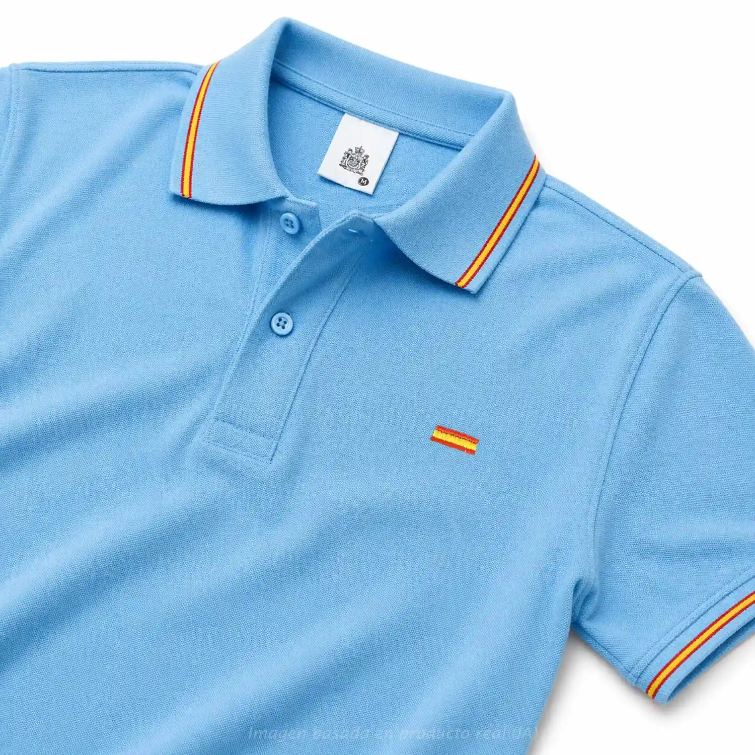 polo españa bandera celeste sin modelo