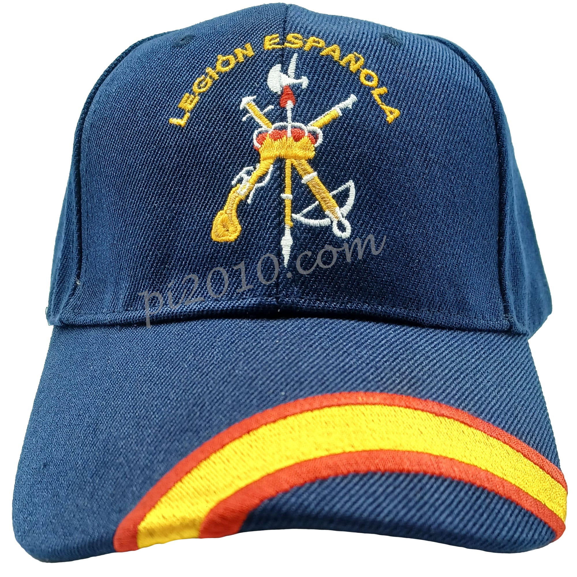 Gorra azul marino emblema Legión y bandera España