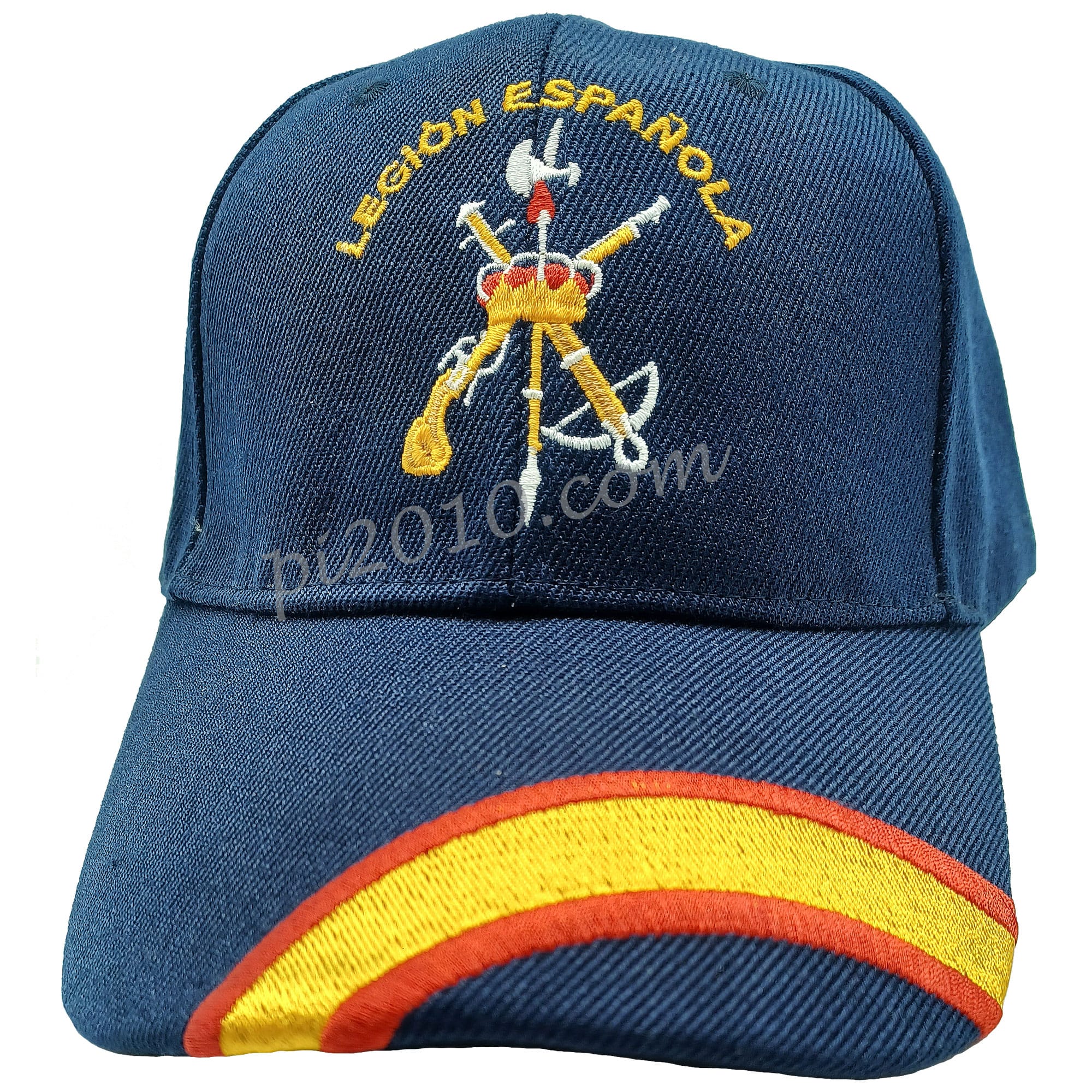 Gorra azul marino Legión con bandera de España